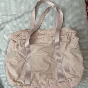 Bagsmart Zipper Tote Bag - Blush Pink